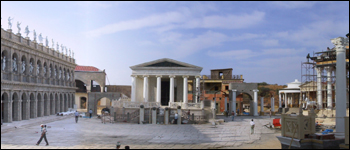 Empire Studios includes a large ancient Roman set and free-standing Forum along with shooting and post facilities.